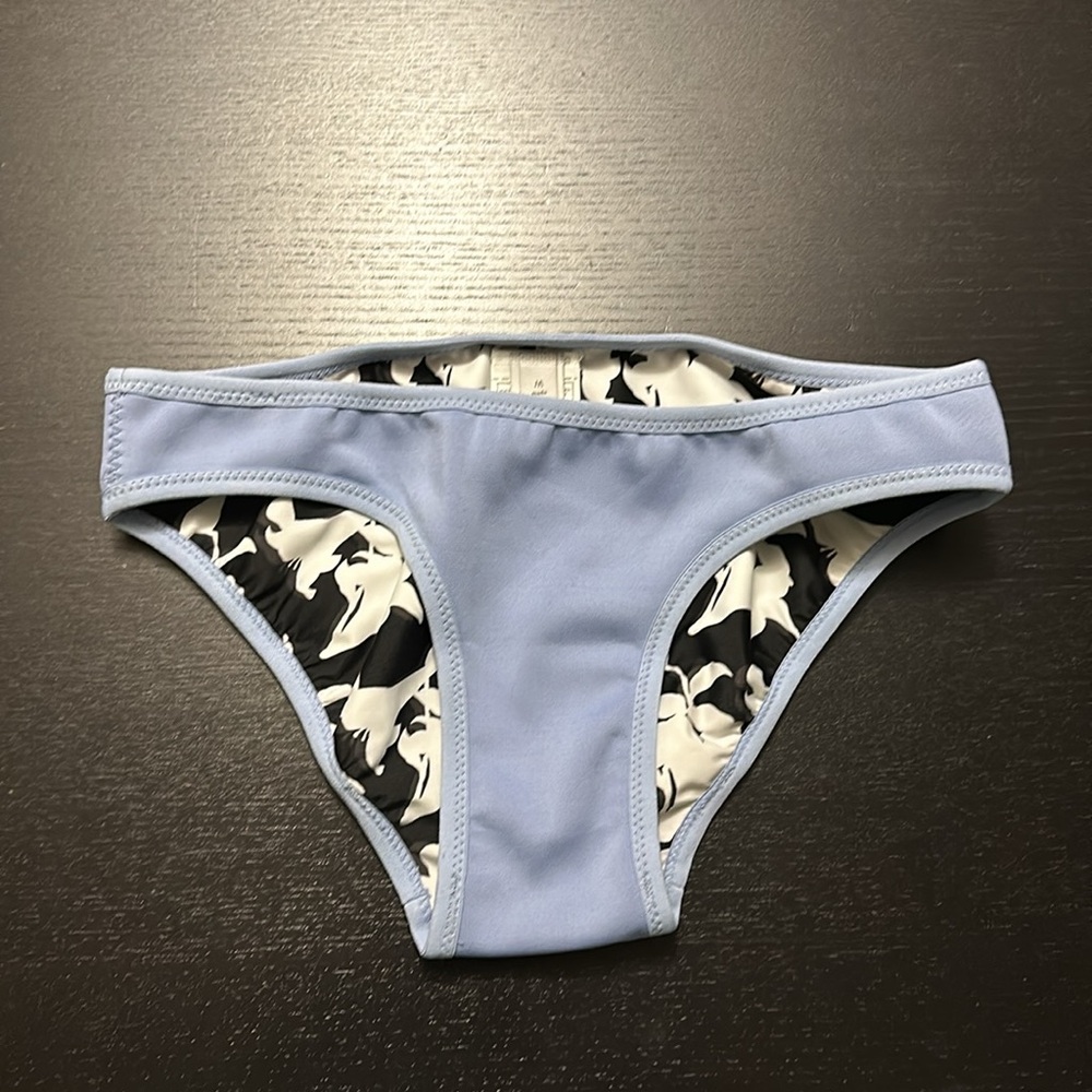 Adidas Stella McCartney Reversible Bikini Bottom in Prism Blue